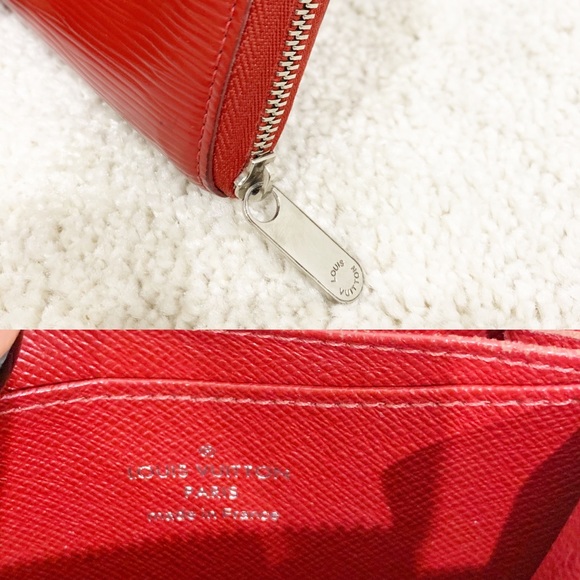 Louis Vuitton Epi red leather small zippier wallet - Picture 8 of 8